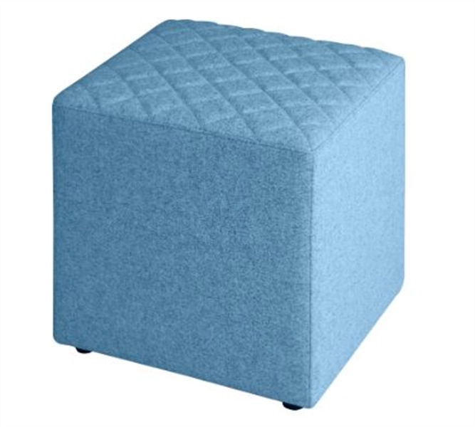 Een Poef rechthoek tbv flexwall 43x43cm hoogte 50cm stof Camira Xtreme koop je bij Meubels and More